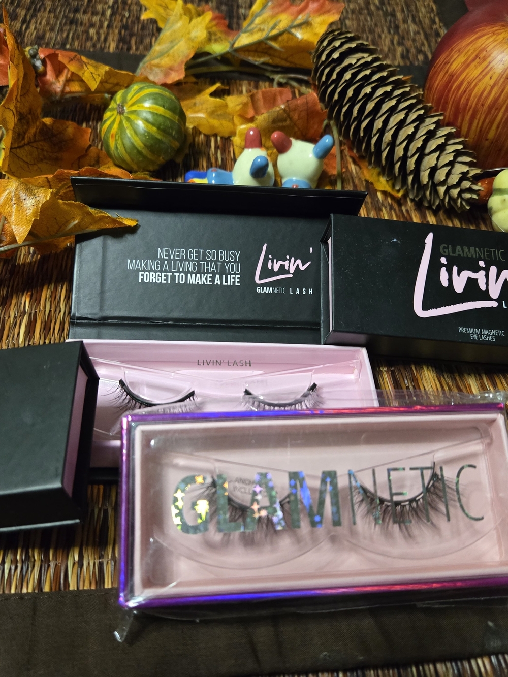 Livin' Glamnetic Magnetic Eyelashes - 4 Of All/ Black